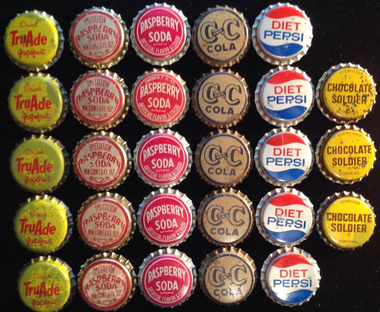 28 cork SODA BOTTLE CAPS Scratch Sale by txsodajerks on Etsy