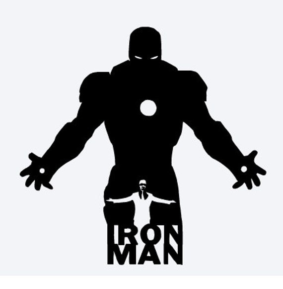 Download Iron Man Vinyl Decal Avengers Marvel Comics Tony Stark