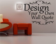 Custom Vinyl Decals Custom Vinyl Wall Decals - Personalized Wall Decal - Custom Decals Sticker -
