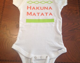 hakuna matata baby clothes