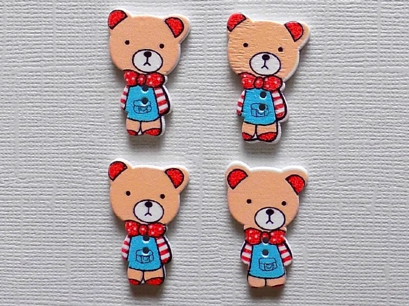 teddy bear buttons