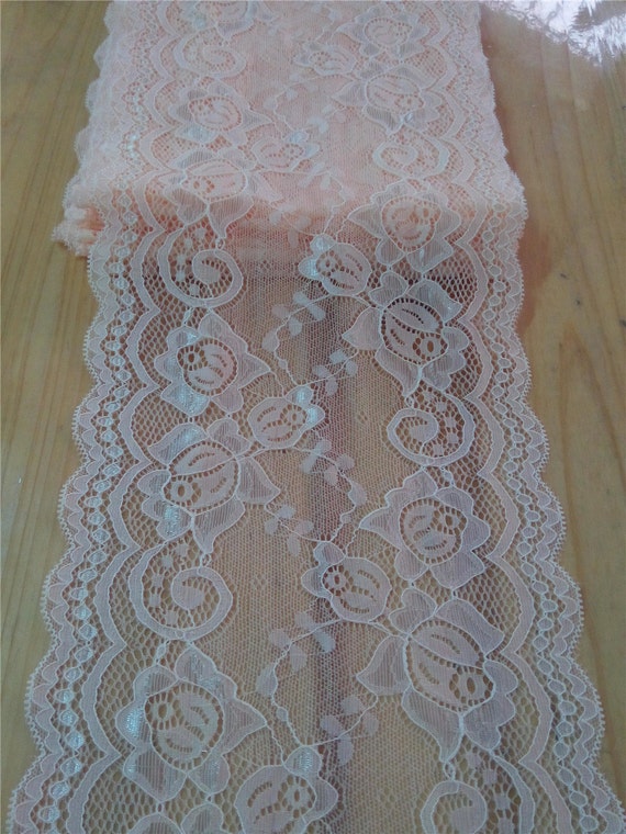 Peach Lace Table runner 7 white table runners