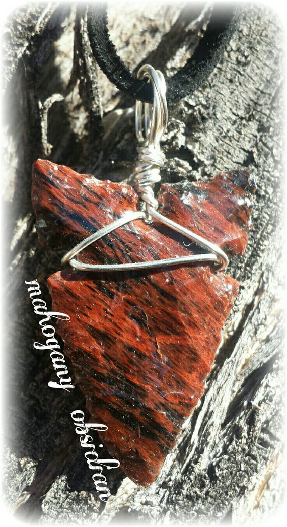 mahogany obsidian arrowhead meaning