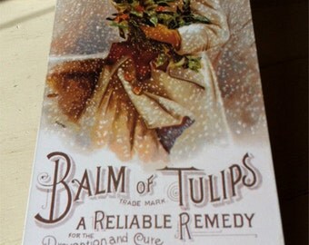 Advertising Tin - Vintage Style Reproduction Balm of Tulips