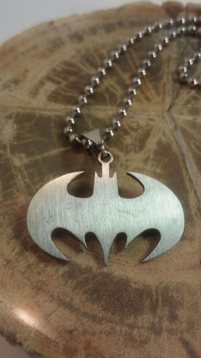 Batman Necklace Steel Batman Necklace Batman Keychain