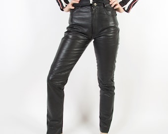 Popular Items For Leather Trousers On Etsy