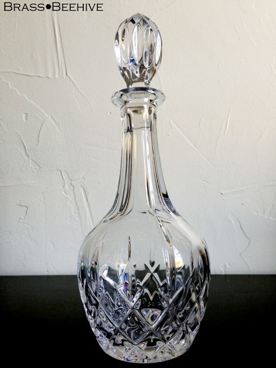 crystal decanter vintage