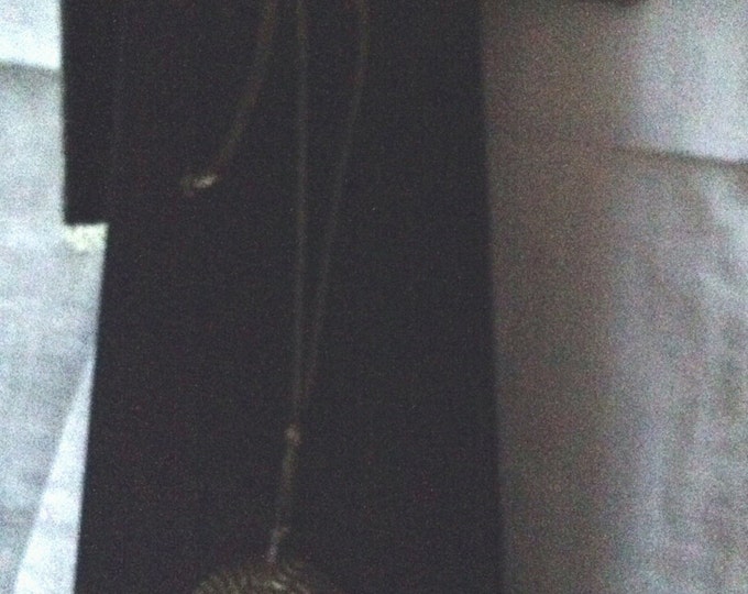 Bronze Disc Necklace