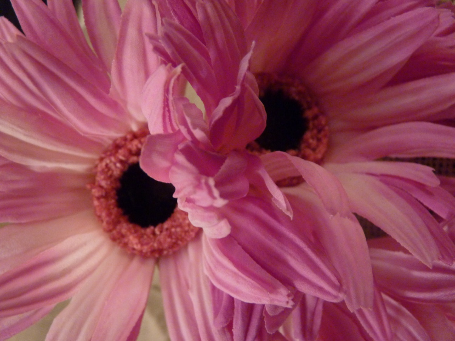 Pink gerbera daisy wedding bouquet by BloomingMoonDesigns ...