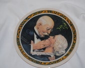 NORMAN ROCKWELL Limited edition medium size plate 1976