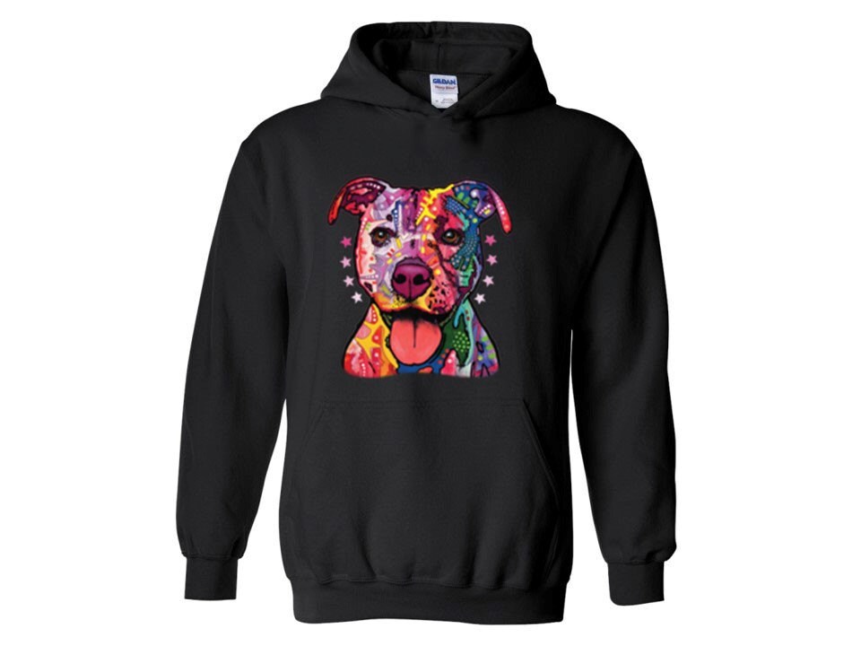 Pitbull hoodie Dog Hoodie Animal lover I by FashionHolicClothing