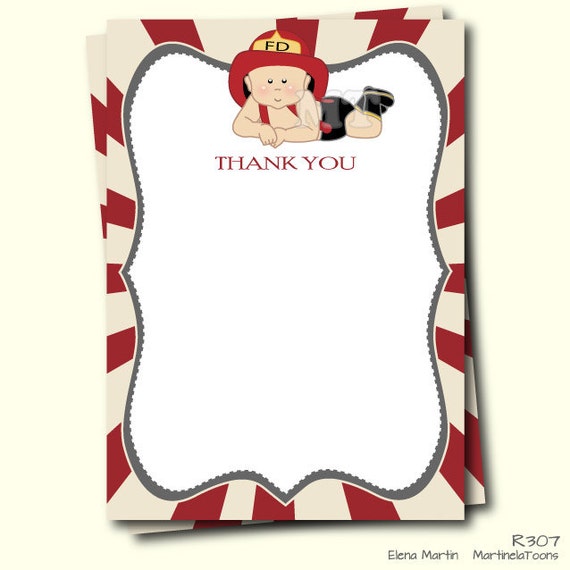 firefighter-flat-baby-thank-you-cards-red-shower-thank-you-notes