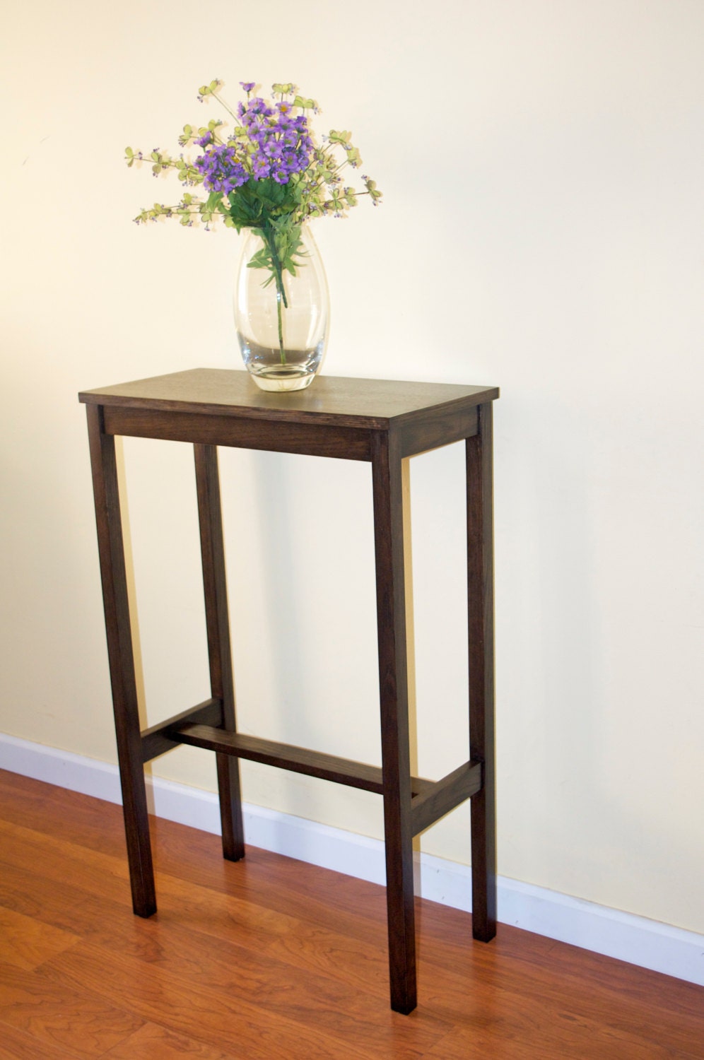 Tall Narrow Wooden Console Table