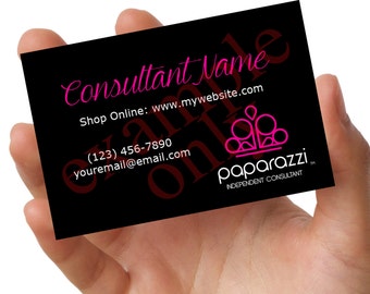 cute paparazzi business cards