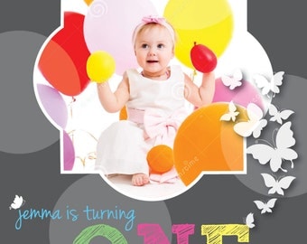 1st 2nd 3rd or Special Birthday Invitation
