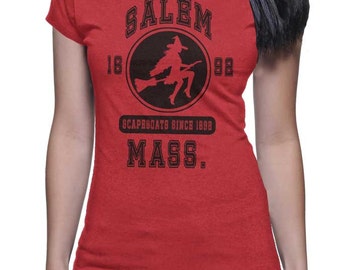 Wicca Witch Pagan Magic Varsity Team Style Salem Witch Trials 1692 T Shirt Mens Womens S-XXL 16 Colors