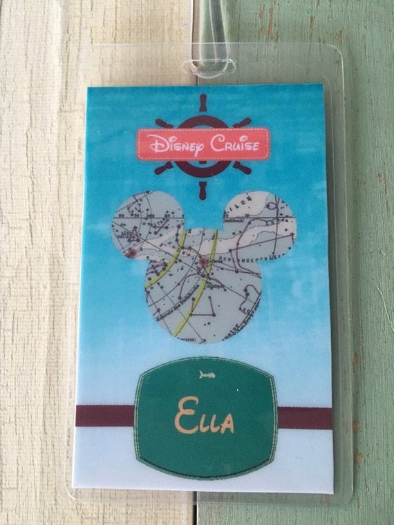 Disney Cruise Nautical Luggage Tag