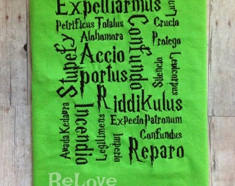 Harry Potter Spells Digital Embroidery File