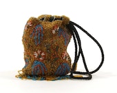 1920s Beaded Flapper Purse / Antique Beaded Drawstring Evening Bag 1920s Beaded Flapper Purse / Antique Beaded Drawstring Evening Bag