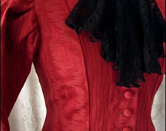 Black Lace Ascot by Kambriel - brand new & ready to ship!