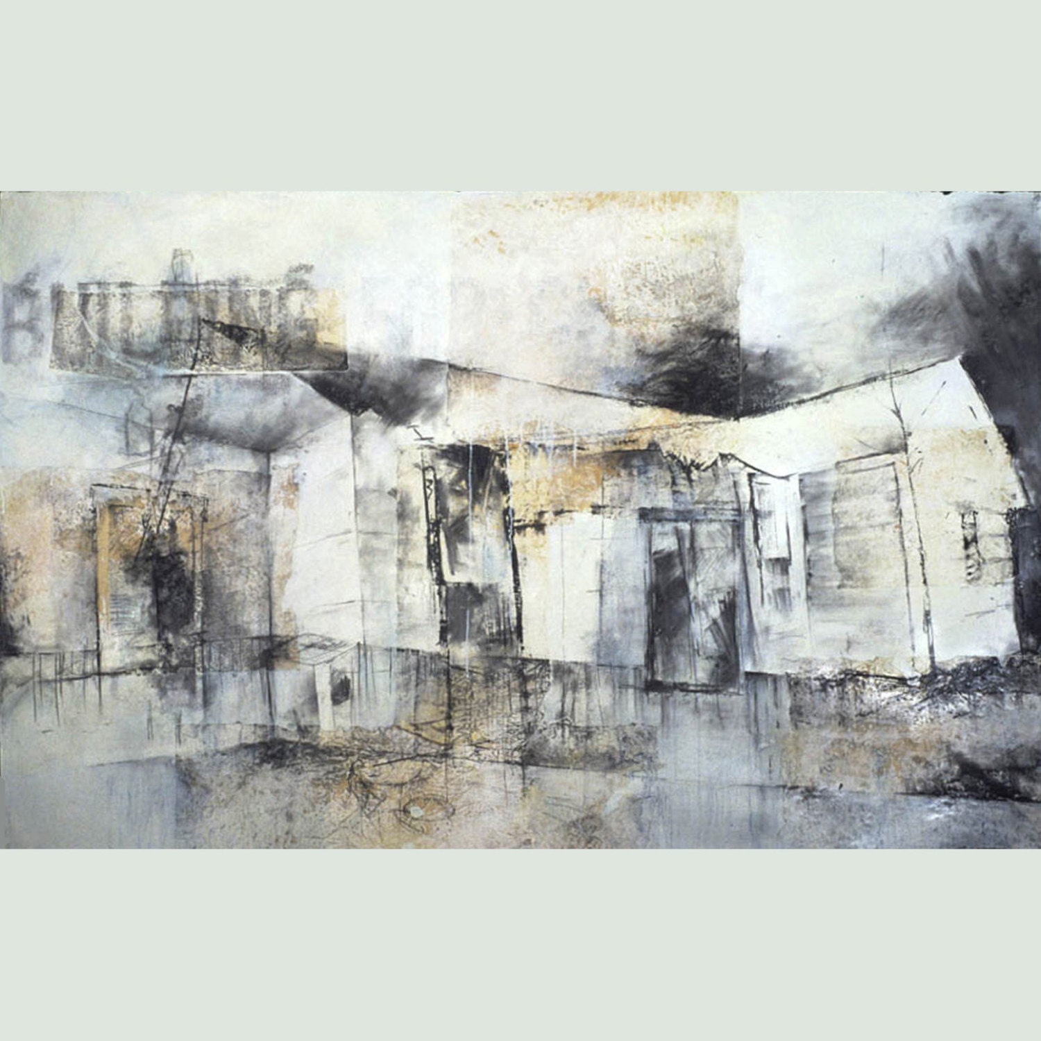 This is a photo of Crush Abandoned House Drawing This is an image of Crush Abandoned House Drawing