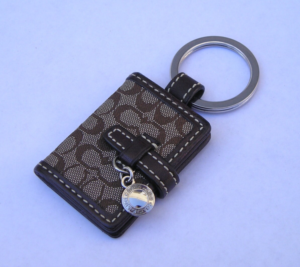 Authnetic Coach Picture Holder Wallet Key Chain by acrazeelady