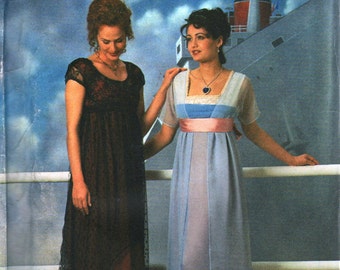 Simplicity 8399 Misses Edwardian Costume Pattern Victorian Dress Titanic Womens Designer Sewing Size 4 6 8 Bust 29 30 31 UNCUT