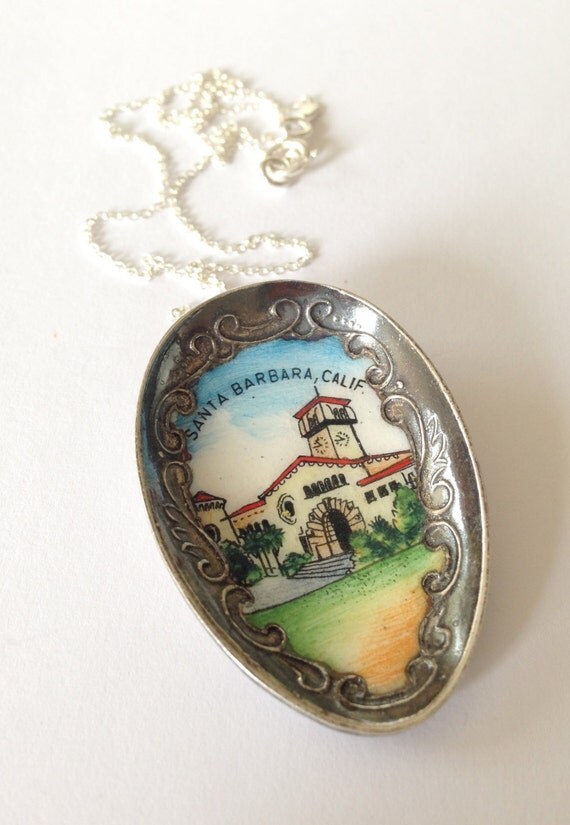 Santa Barbara Necklace California Jewelry Santa by
