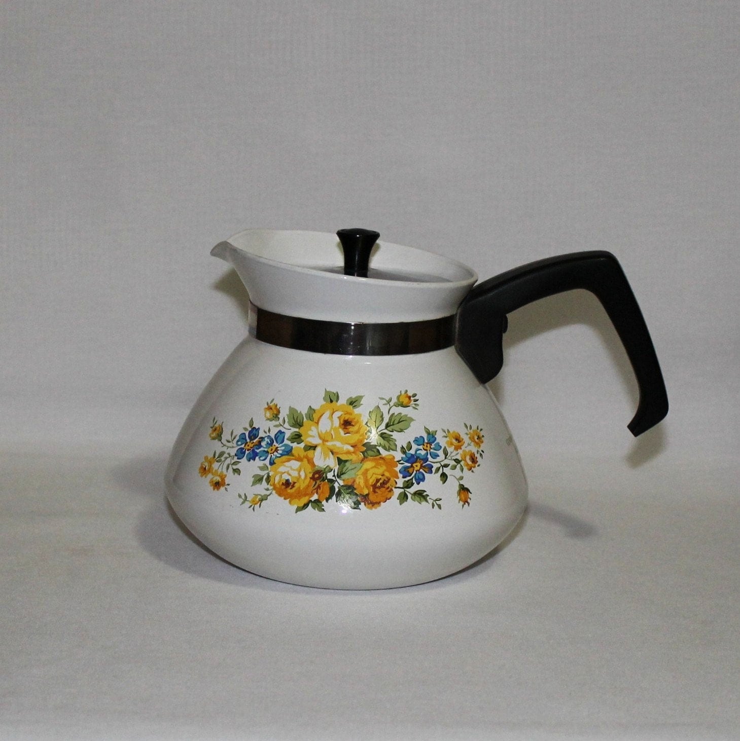 Vintage Corelle Corning Ware Teapot with Lid Lancaster