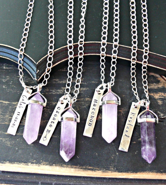 Amethyst Crystal Necklace