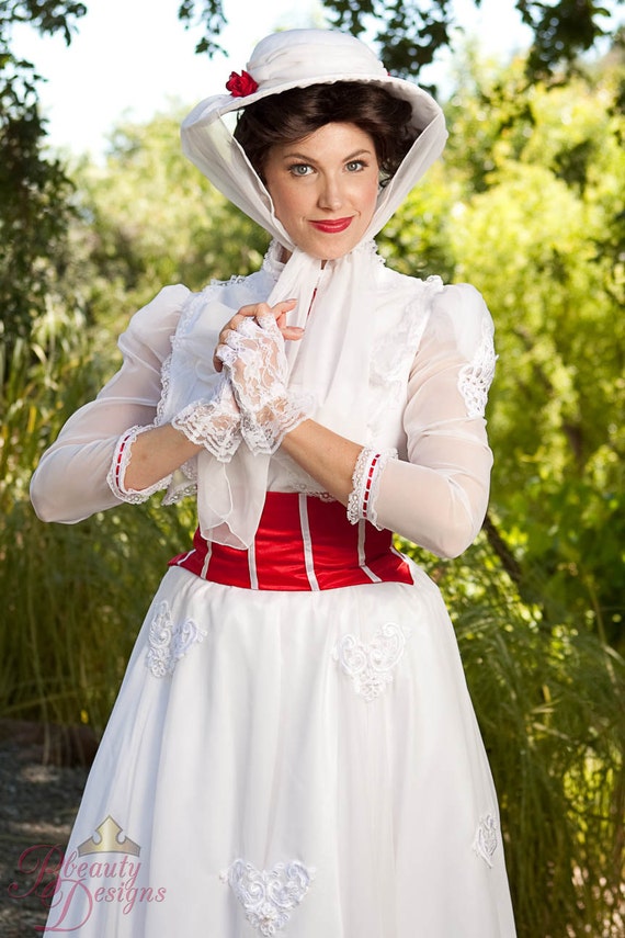 Custom Made To Order Mary Poppins Adult Costume