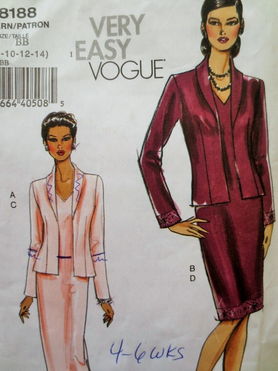Vogue 8188 Sewing Pattern Dress Pattern Long by sewbettyanddot