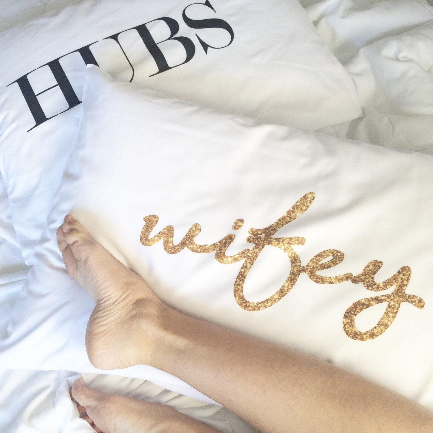 Wedding T Couples Pillow Cases Hubs Wifey Pillowcases Mr