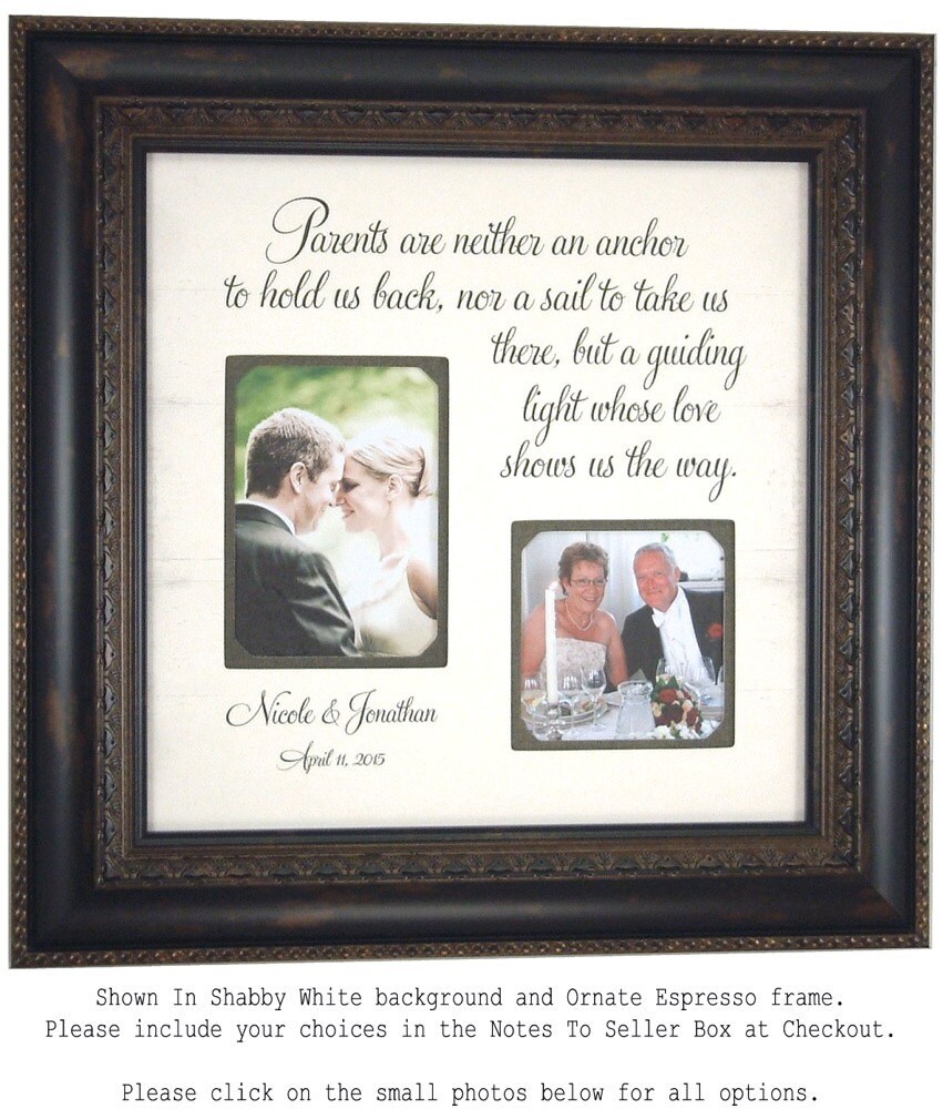 Parents Wedding Gift Thank You Gift For Parents Wedding Gift