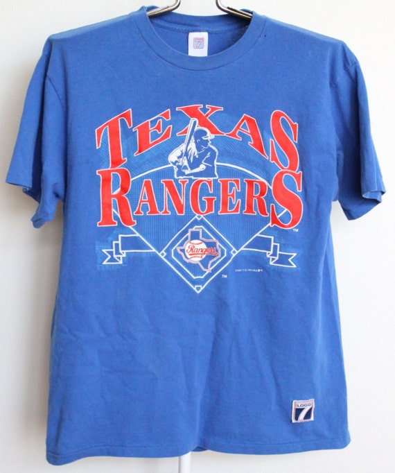 Texas Rangers T Shirt Mens Medium Unisex by beachwolfvintage