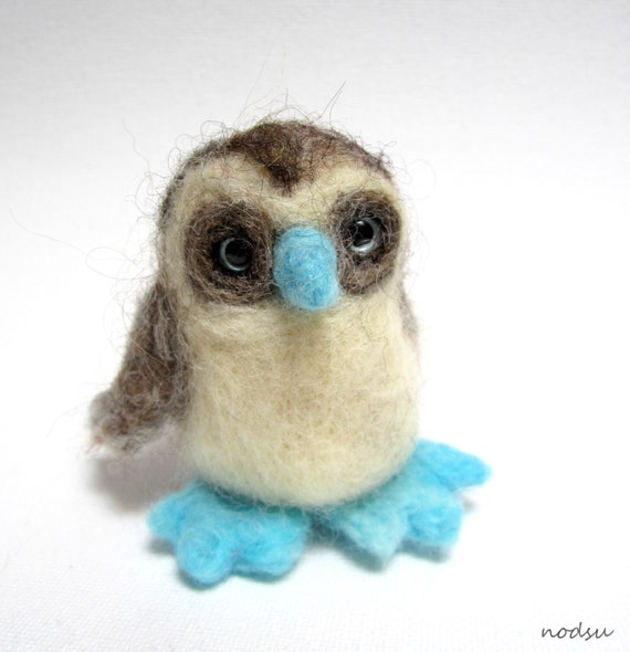 stuffed blue footed booby