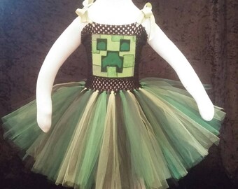 Minecraft tutu dress