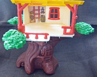 Vintage Weebles - Vintage Weebles Tree House - Vintage Hasbro Toy - 1974