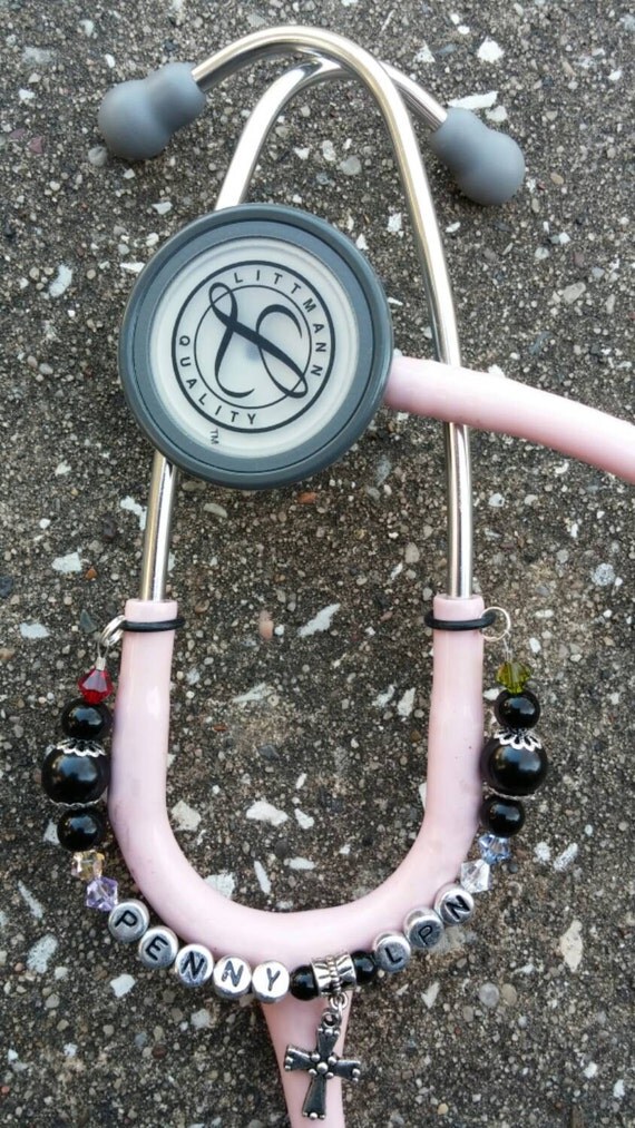 Colors Of Faith PERSONALIZED STETHOSCOPE ID Charm with Name