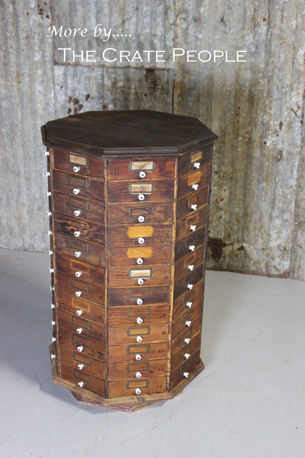 Primitive Lazy Susan Octagon Hardware Store