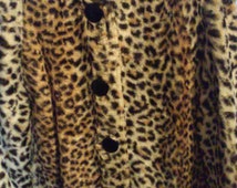 The Emma Faux Leopard Cape
