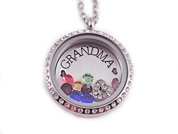 Grandmother locket necklace Clearance