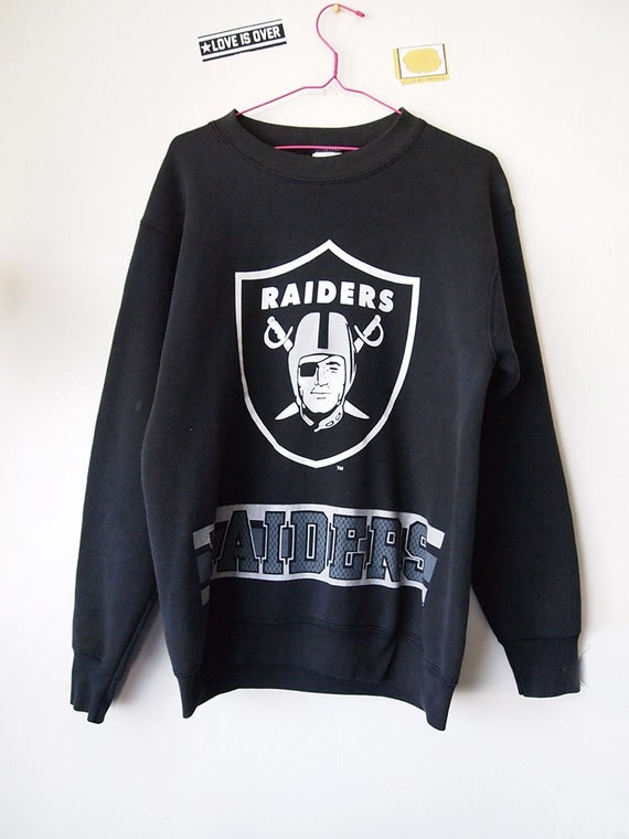Vintage 90s Oakland Raiders Sweatshirt NFL Football Crewneck