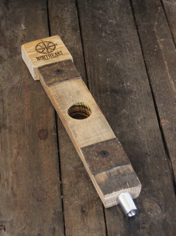 Items similar to Custom Engraved Whiskey Barrel Stave Beer Tap Handle
