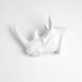 White Rhino Head - The Blakely by White Faux Taxidermy - Resin African Animal Head Wall Art - Chic Rhinoceros Wall Decor in White