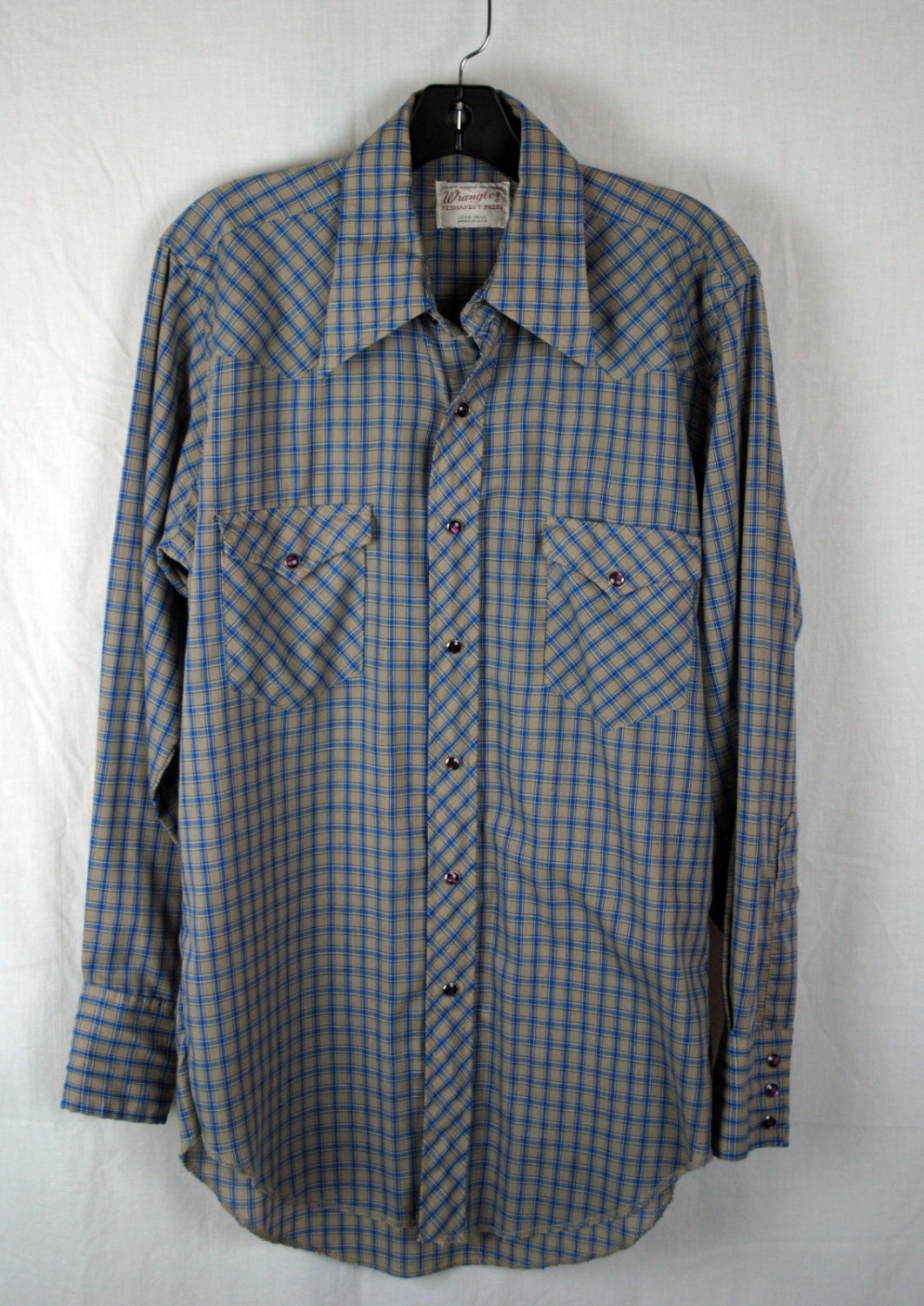 Vintage Wrangler Western Shirt Size M Mens by DaughterOfBetty