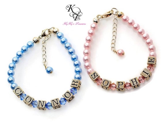 Baby Bracelet Personalized Baby Gift Little Girl Jewelry