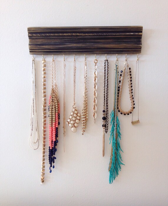 Jewelry Hanger Organizer / Black with hints of Gold / by TradeFare