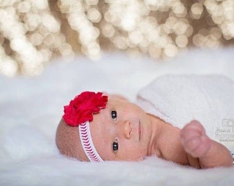 Baseball Headbands, Newborn Headband, Baby Baseball Headband, Headband, Infant Headband, Newborn Headbands, Baby Headbands, Girl Headband