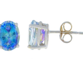 Mystery of Love Topaz French Wire Earrings